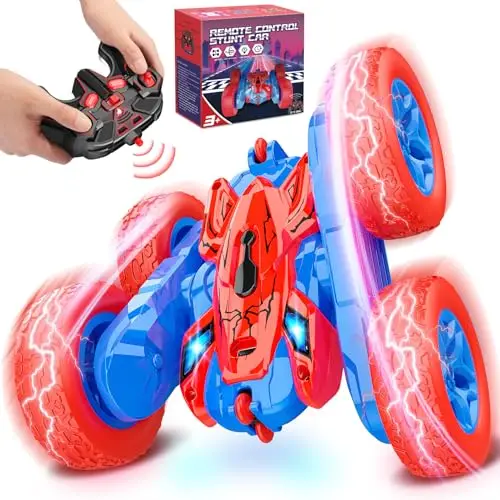 Dreamlandia Coche Teledirigido, Juguetes Niños 3-10 Años, Monster Truck Carro Telecomandado Criança 2.4Ghz con Luces, Regalo Niño 3 4 5 6 7 8 9 Años Cumpleaños