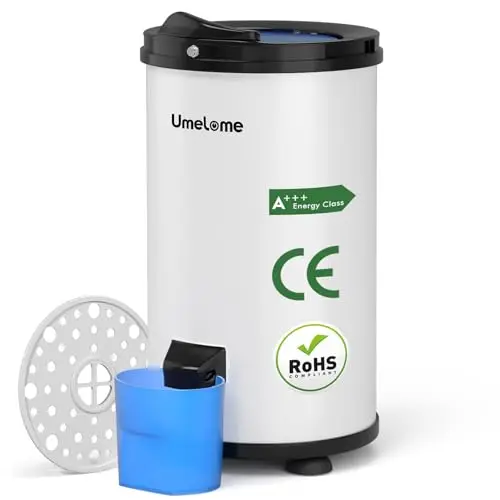 Umelome Centrifugadora Ropa 6 kg Carga Superior Blanco