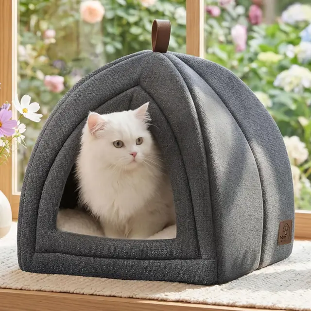 bedsure cueva para gatos 40x40 sherpa