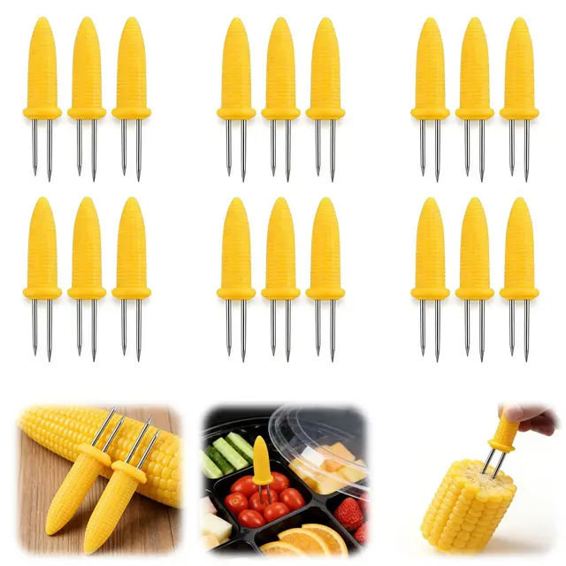 hankousi 18 pinchos maíz acero