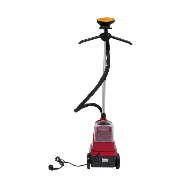 Vaporizador vertical y plancha de vapor 2500 W, plancha de vapor para ropa, cepillo de vapor profesional de 0,8 a 1,8 m de altura ajustable, depósito de agua de 3 l y 3 ajustes de vapor para una