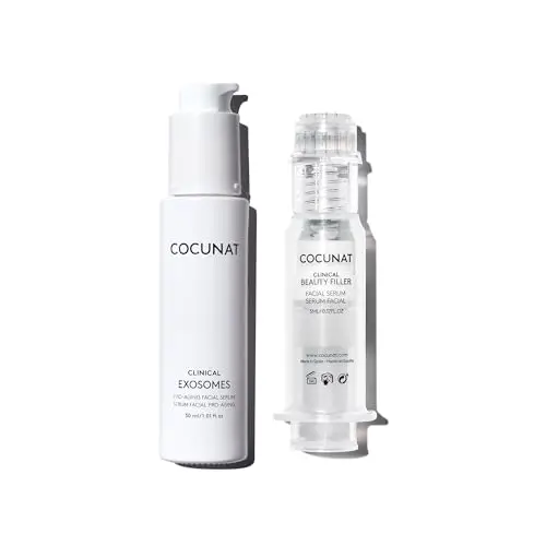 COCUNAT - CLINICAL BEAUTY FILLER + CLINICAL EXOSOMES - Dúo Lifting Antiarrugas - Estimula Colágeno - Redefine tu óvalo facial - Combate el descolgamiento