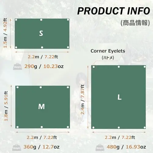 azarxis az-os0311 toldo impermeable l