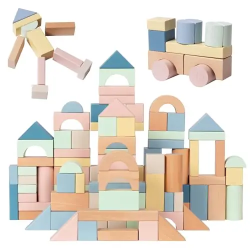 nene toys bloques madera 100 piezas fsc