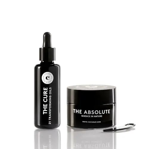 COCUNAT - Dúo Reparador Antiedad - Crema Regeneradora Antiedad y Sérum Reparador Facial - Trata los Signos de la Edad -Retinol Like - Ácido Hialurónico - 50 ml, 30 ml