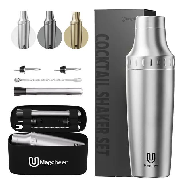magcheer shaker kit coctelería 6 piezas