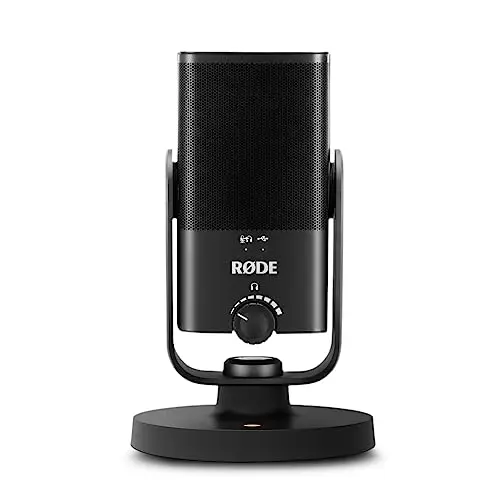 RØDE NT-USB - Micrófono, USB, 3.5 mm, negro