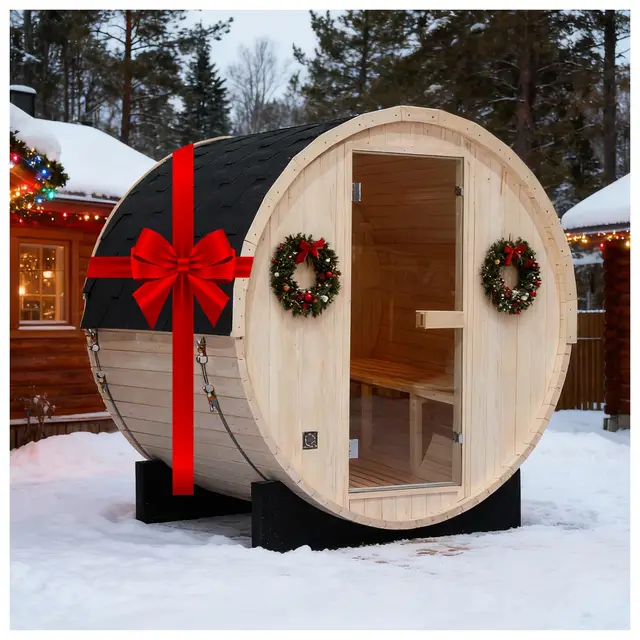amocane ys 01 sauna barril exterior