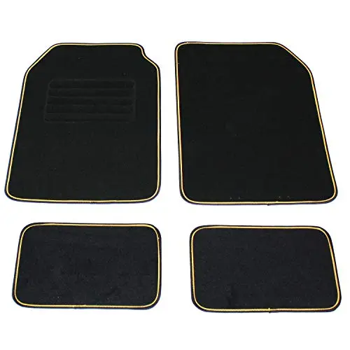 dbs 766467 alfombrillas coche amarillas