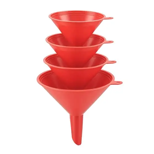 mulbijeo set 4 embudos cocina bpa-free