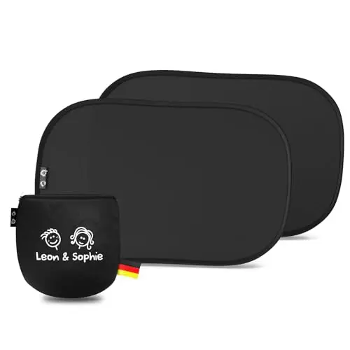 laneta parasol coche bebé upf50+ x2