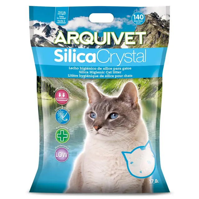 Arquivet, Arena Gato Silica Crystal 17,8 L