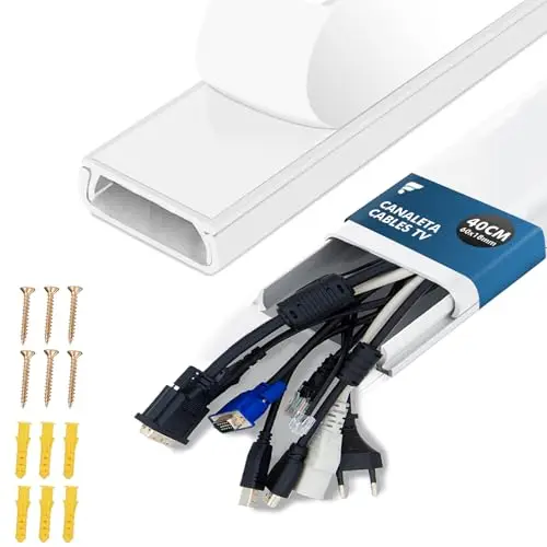 shinfly tvct-01 canaleta pvc 40cm