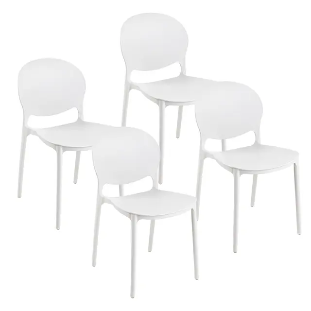 baroni home mtb450 set 4 sillas