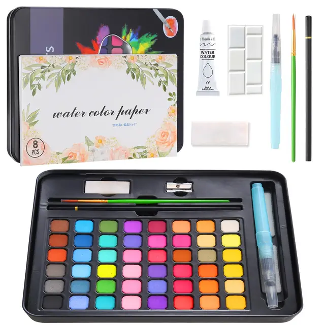 creszzle set acuarela 48 colores