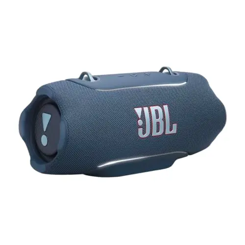 JBL Xtreme 5 Altavoz Bluetooth portátil con Sonido JBL Pro y práctica Correa para el Hombro, IP68 Impermeable, Banco de energía Integrado, Azul