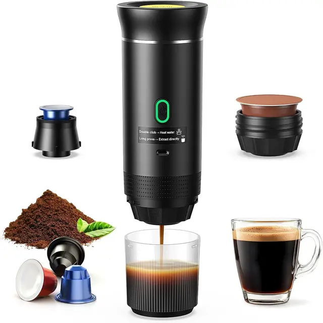 Yospinber KF-JN-02 Cafetera Espresso Portátil 3 en 1