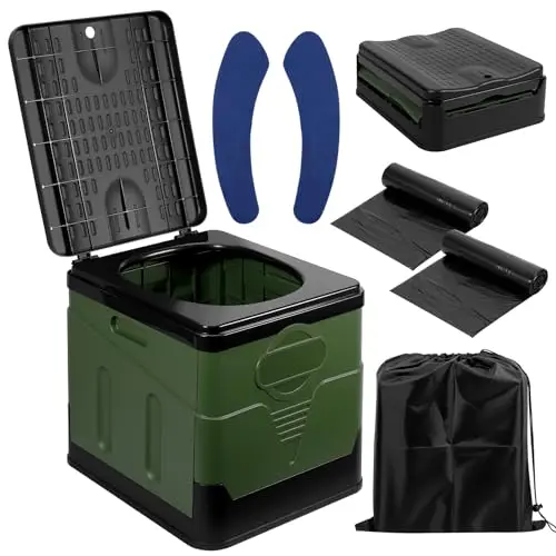 zorplex tottl inodoro portátil plegable