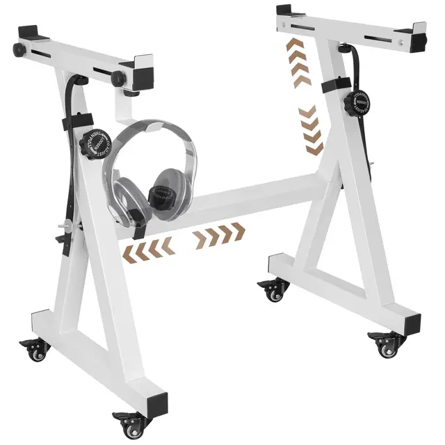 ouutmee z125 soporte teclado blanco