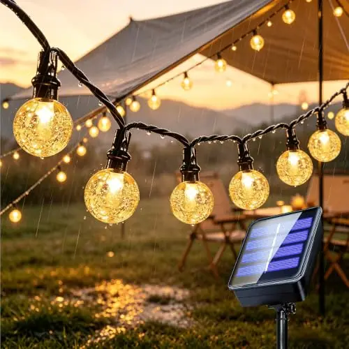 xcdhemde guirnalda solar jardín 7m 50