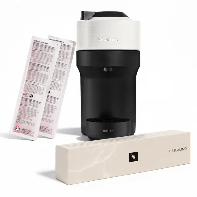 Nespresso Vertuo Pop XN9201DES Cafetera de Cápsulas Blanca