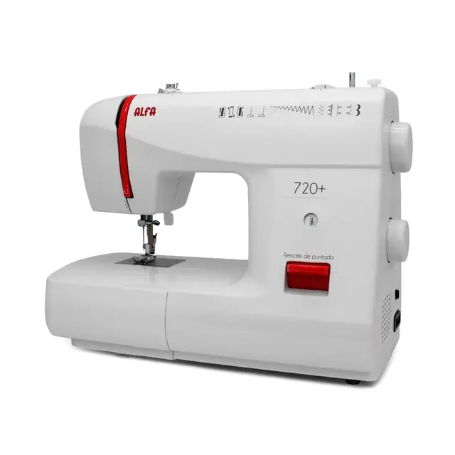 ALFA 720+ Máquina de Coser, Compuesto, Blanco, 30x19x41 cm
