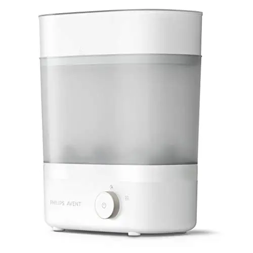 Philips Avent esterilizador y secador de biberones de alta calidad, elimina el 99,9% de las bacterias, sin productos químicos, capacidad para 6 biberones/tetinas/accesorios, modelo SCF293/00