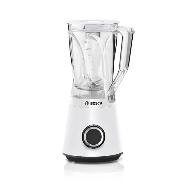 Bosch - Batidora de vaso, VitaPower, Serie 4, 1200W, Jarra Tritán, Botella ToGo, Blanco, MMB6141W