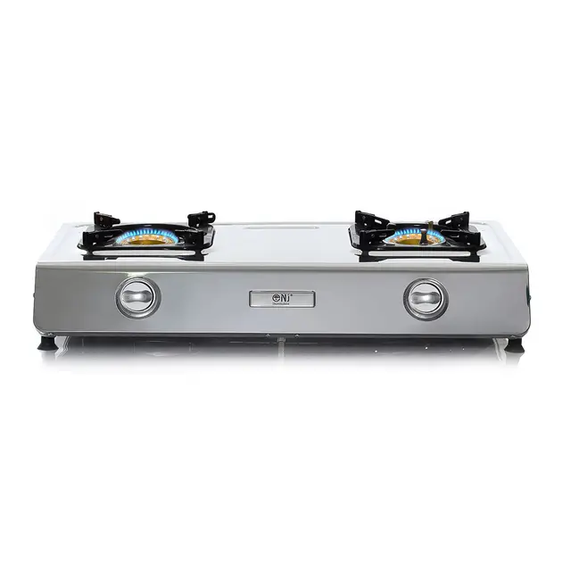 NGB-200 Hornillo a Gas - 2 Fuegos Cocina Camping Gas Portatil Butano y Propano