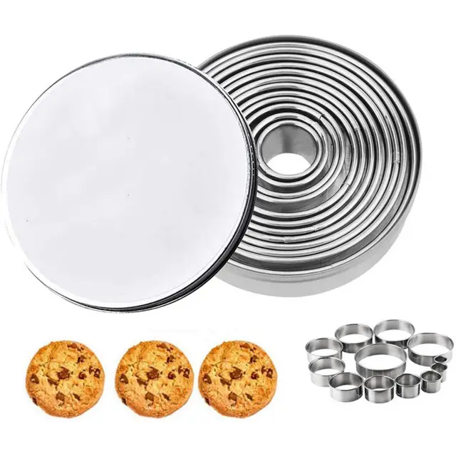 finevernek 12pcs cortadores redondos