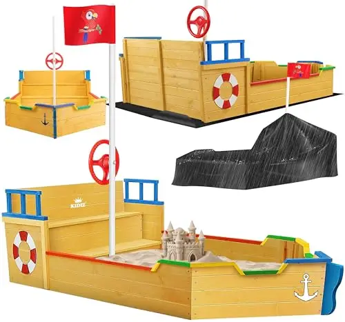 kidiz ahoi arenero barco pirata