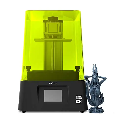 Phrozen Sonic Mini 8K S Impresora de Resina | 7.1" 8K Mono-LCD 3D Resin Printer | Precisión Ultra Alta 22µm, Tamaño de Impresión 165x72x170 mm | 3D Printer para Principiantes