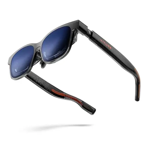 VITURE Luma Pro XR Gafas— Pantalla Ultra Sharp 152” 1200p 120Hz, 52° FOV, Película Electrocrómica, Harman Audio, Ajuste de Brillo, para iPhone 17/16/15, Android, Mac, PC, Steam Deck, Switch 2-Regular