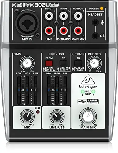 Behringer XENYX 302USB de mezclas Xenyx 302USB