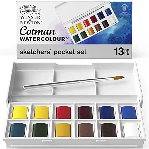 winsor & newton cotman set acuarelas