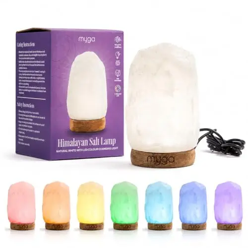 myga lámpara sal himalaya usb