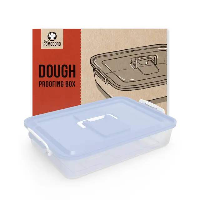 chef pomodoro caja fermentación pizza