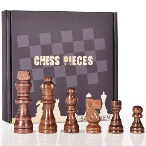 sanchken piezas ajedrez staunton 7,6 cm