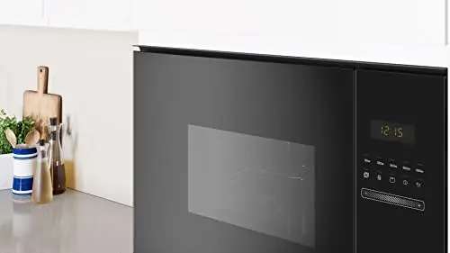 Balay, 3CG5175N2, Microondas Integrable, Grill, 54.9P x 55W x 38.2H, 25 l, 1450W, Aqualisis, Ap. lateral izquierda, Cristal Negro