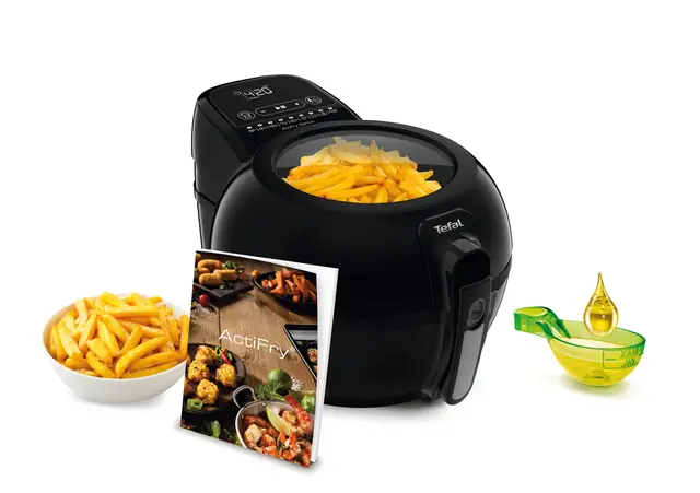 Tefal FZ7738 ActiFry Genius+ Freidora de Aire Caliente | AirFryer con brazo agitador sin agitación | 1500 W | 1,2 kg para 6 personas | 9 menús de cocción automática | Ahorro de energía | Freidora