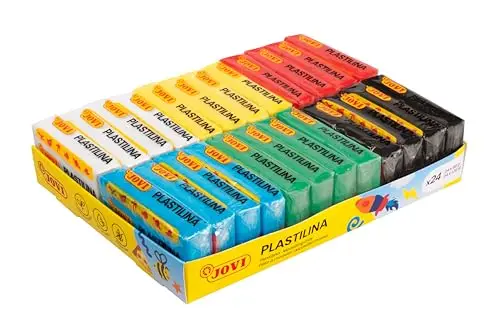 jovi plastilina 24 pastillas 50gr 6