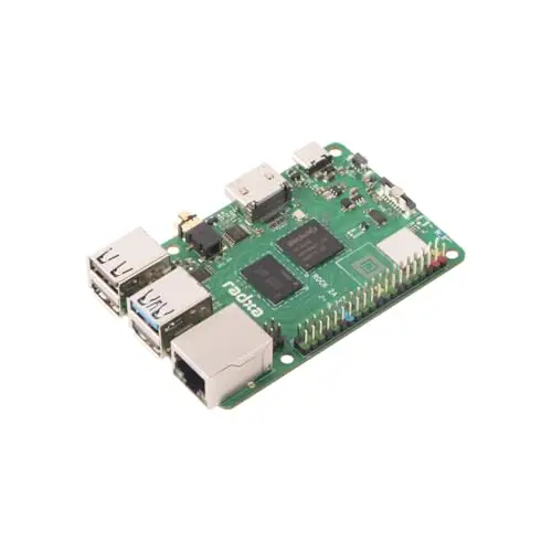 Radxa Rock - Computadora de placa única 2A, CPU RK3528A de cuatro núcleos, GPU, HDMI 4K y Gigabit Ethernet (RS113-D4T0)