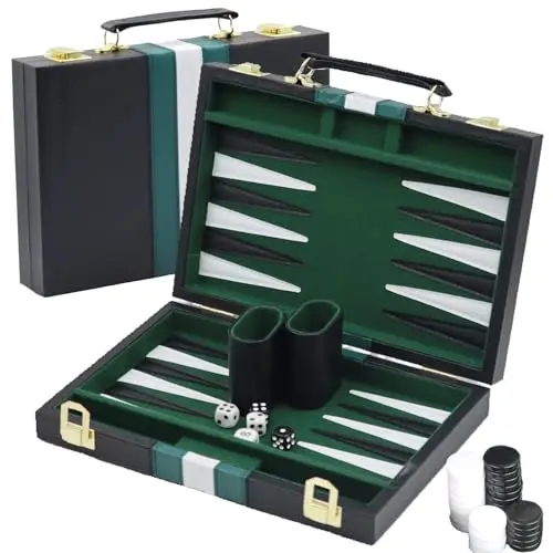 yujuvi backgammon estuche 11 pulgadas
