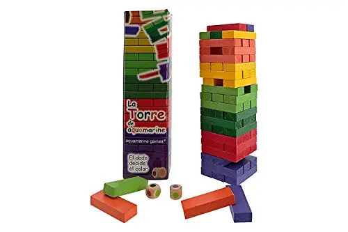 aquabarine games torre de colores madera
