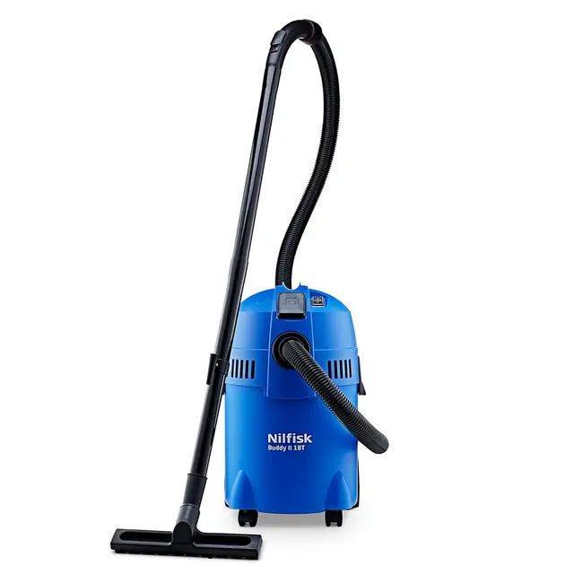Nilfisk Buddy II 18L T Aspirador de Agua y Polvo - Aspiradora de Bricolaje para Sólidos y Liquidos, Seco y Húmedo, Exterior e Interior (1200 W)