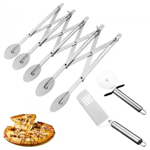 qingzy cortador de pizza 5 ruedas