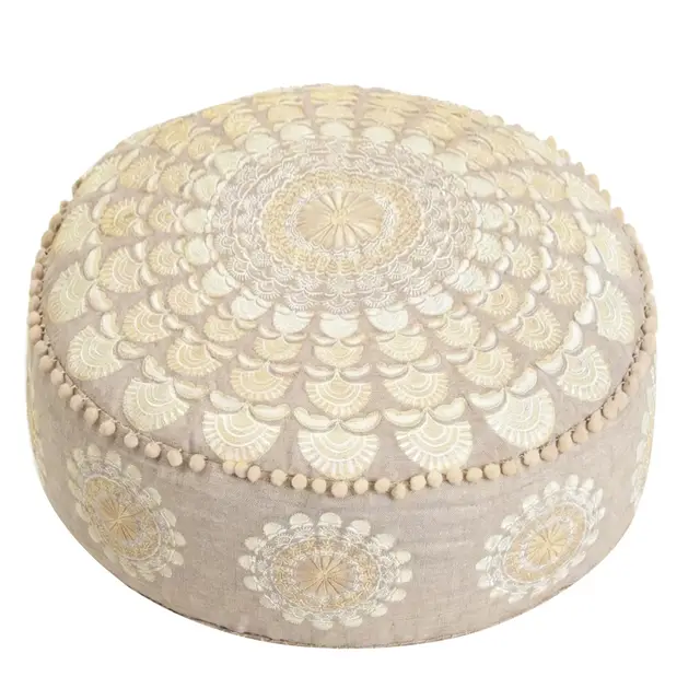 mandala life art funda puf bohemio