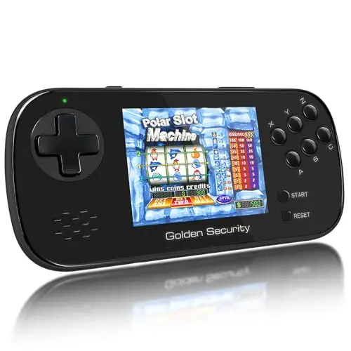 Consola de Juegos portátil para niños, 156 Juegos de 16 bits incorporados, Pantalla a Todo Color de 3,5 Pulgadas, Mini acrade Machine con diseño Retro con batería Recargable (Negro)
