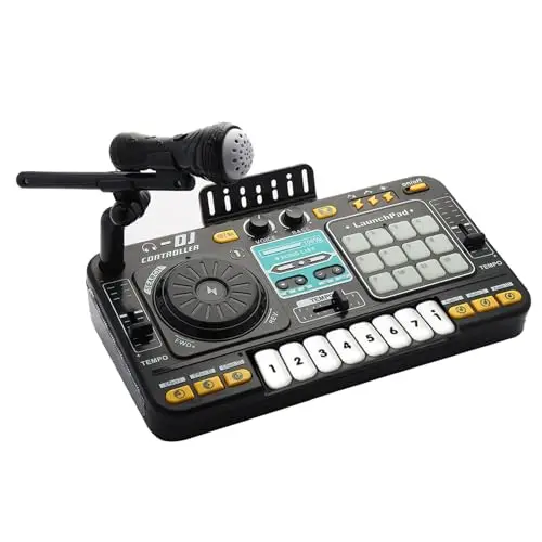 lilipn dj mixer infantil con micrófono