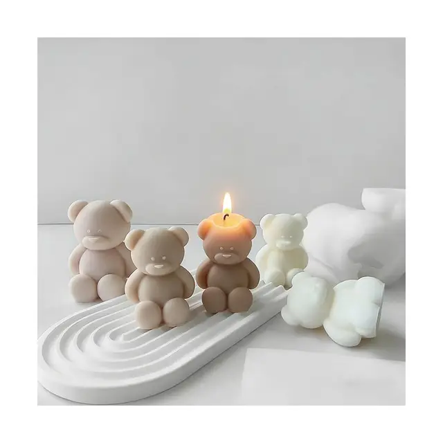 dielovehua molde oso 3d silicona